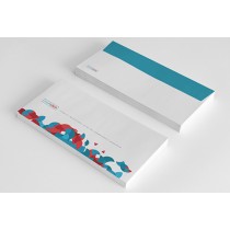 80 GSM Criss Cross Envelope 10.5" x 4.5" / Single Side / 1000 / Side open
