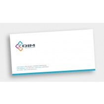 80 GSM Criss Cross Envelope 9" x 4" / Single Side / 1000 