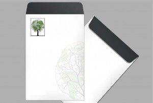 Envelope 9" x 6" Cover  / 170 GSM Art Paper / 285 mm x 340 mm