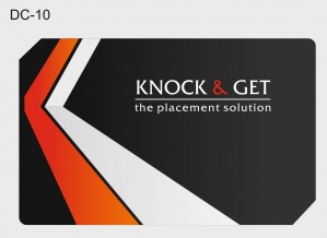 Matt Front & Back 1000 - Die Cut Card (DC-10)