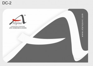 Matt Front & Back 1000 - Die Cut Card (DC-2)