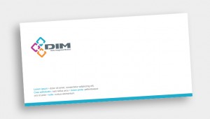 80 GSM Criss Cross Envelope 9" x 4" / Single Side / 1000 